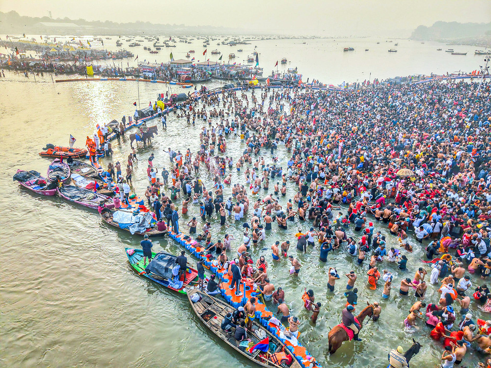 Over 3.5 crore devotees participate in first Amrit Snan at Maha Kumbh 2025